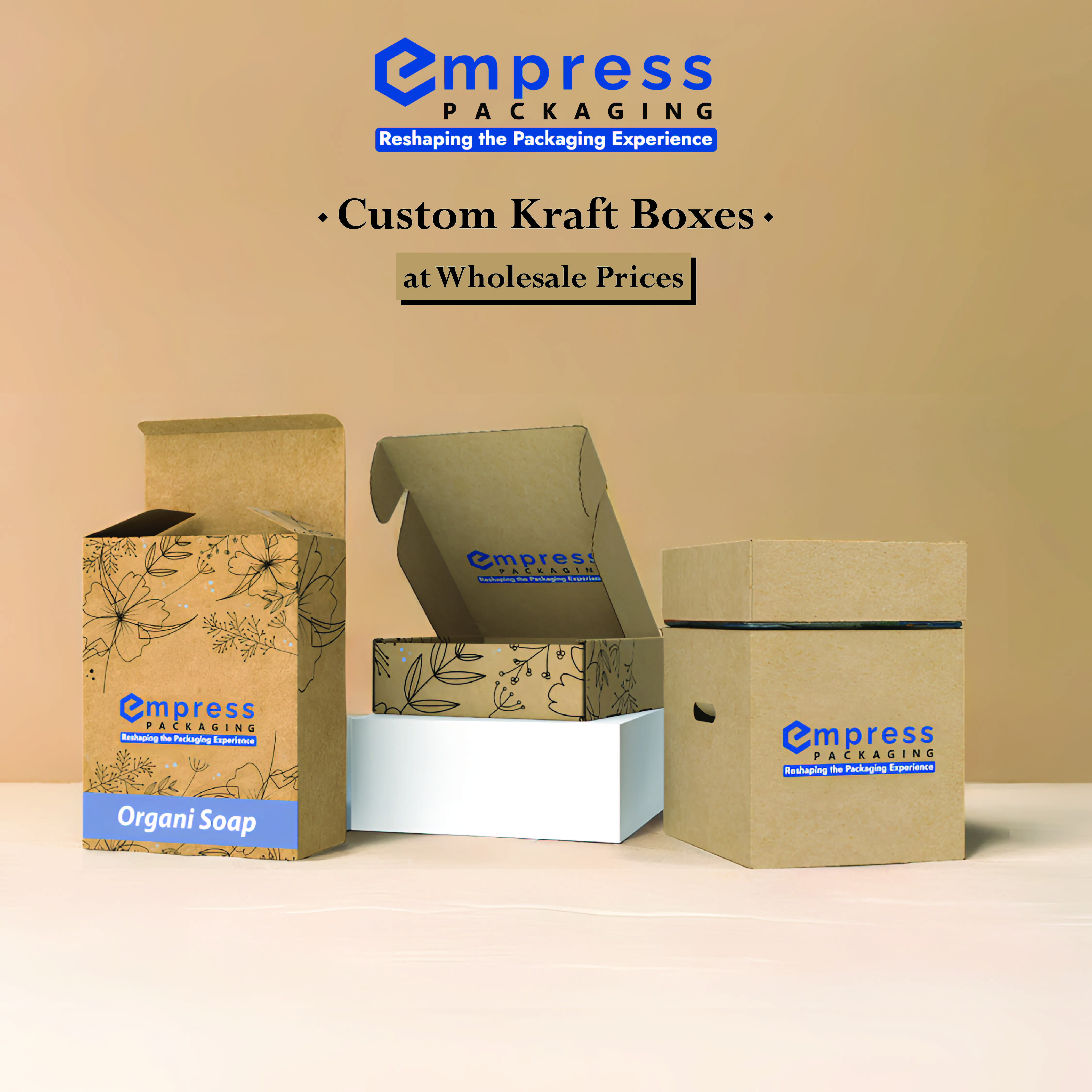 Elevate Your Brand Story Through Custom Printed Kraft Boxes